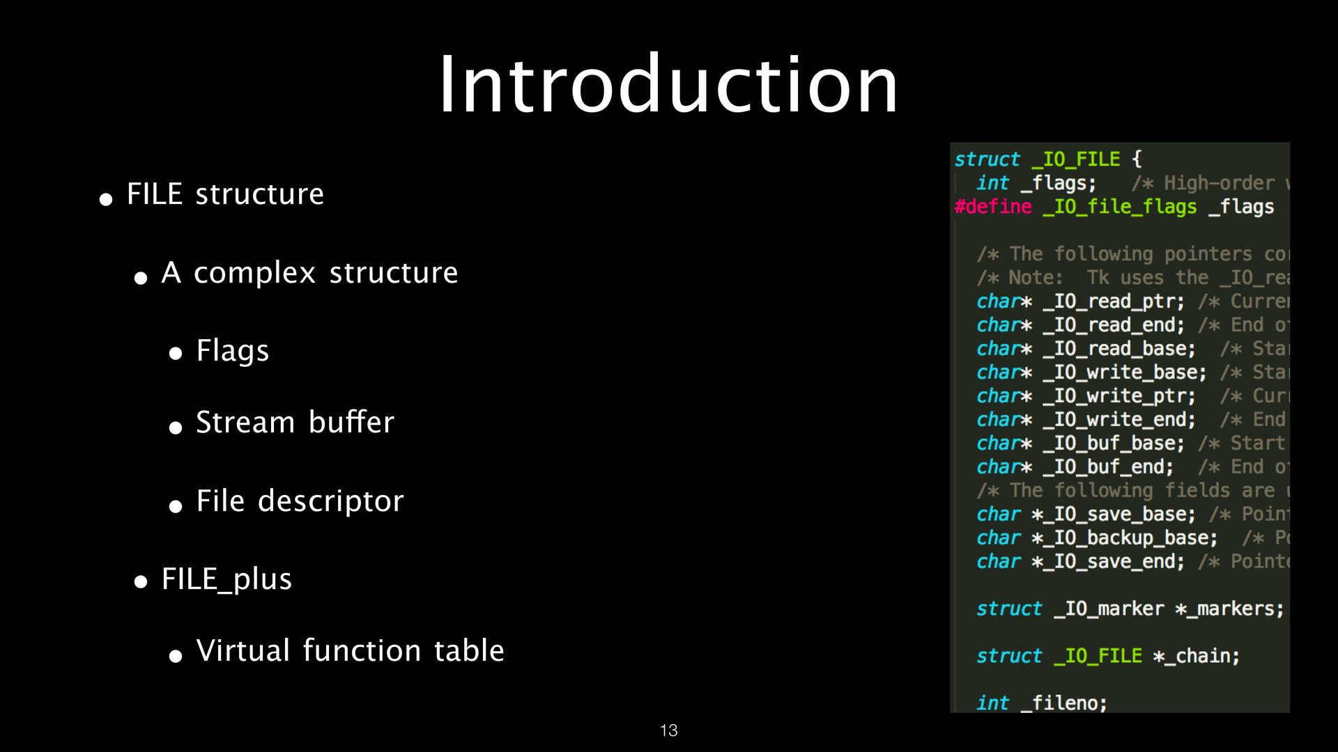 FILE Structures page 13